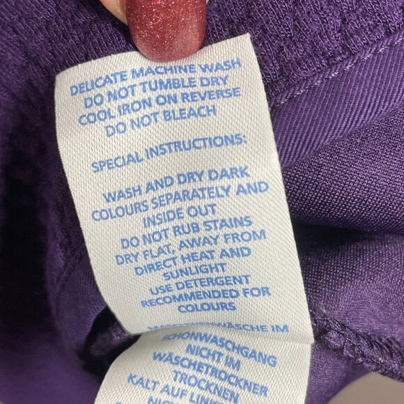 Boden Skirt Womens 2 purple a line preppy colorful classic twee - Picture 4 of 7